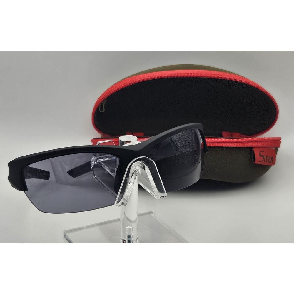 Siren SR Vanguard Sport Sunglasses TR90 Frame Gray Lenses w/ Case Bd2